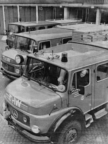 Fahrzeuge des 3. Bergungszuges ( Mrz 1994 )